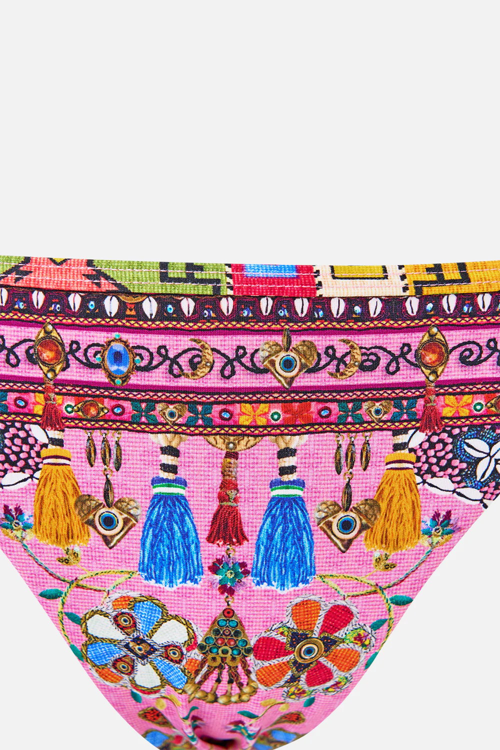 EMBROIDERED TRI BIKINI PATCHWORK PANORAMA - Image 7