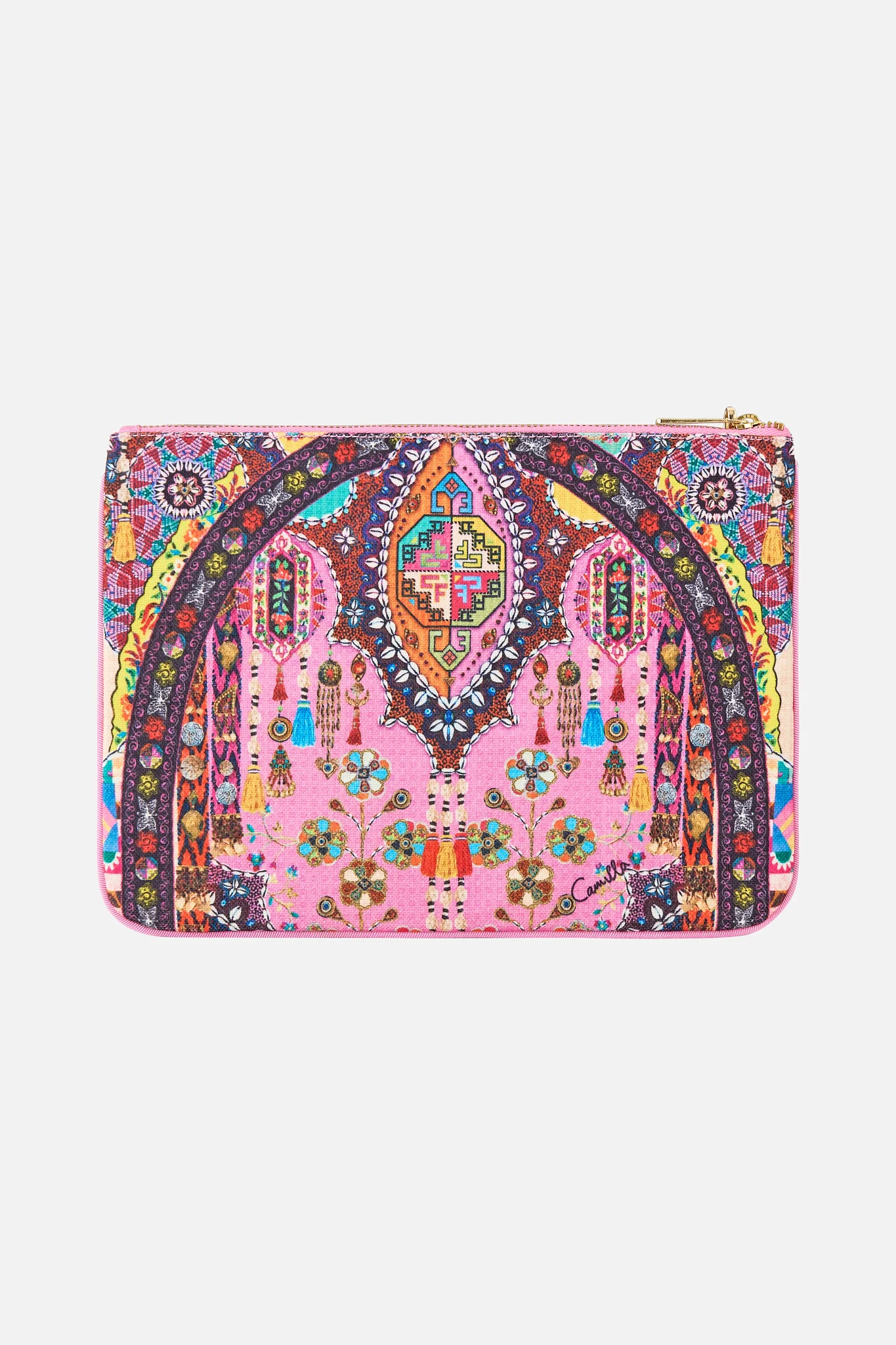 SMALL CANVAS CLUTCH PATCHWORK PANORAMA - Image 2