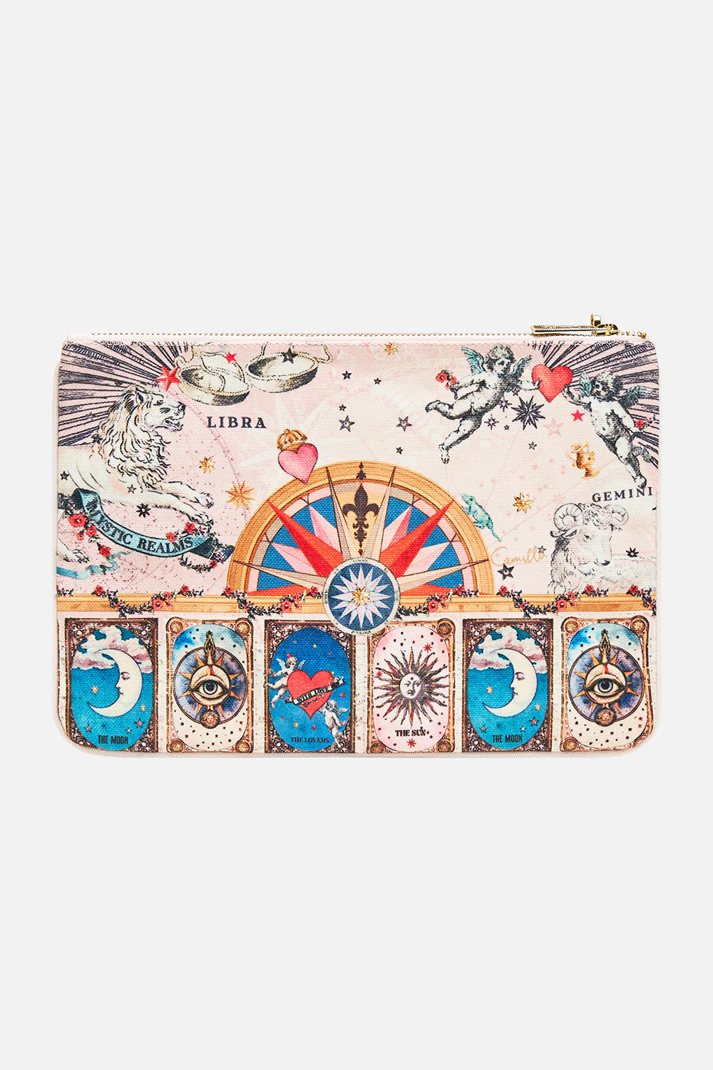SMALL CANVAS CLUTCH HOUSE OF HOROSCOPES - Image 2