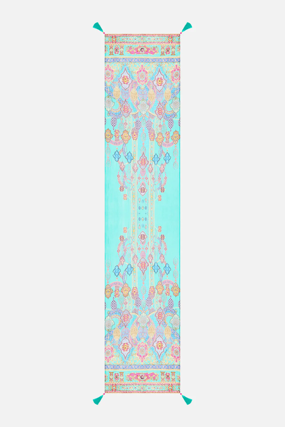 LONG SILK CRINKLE CHIFFON SCARF THE CONCUBINES CORRIDOR - Image 2