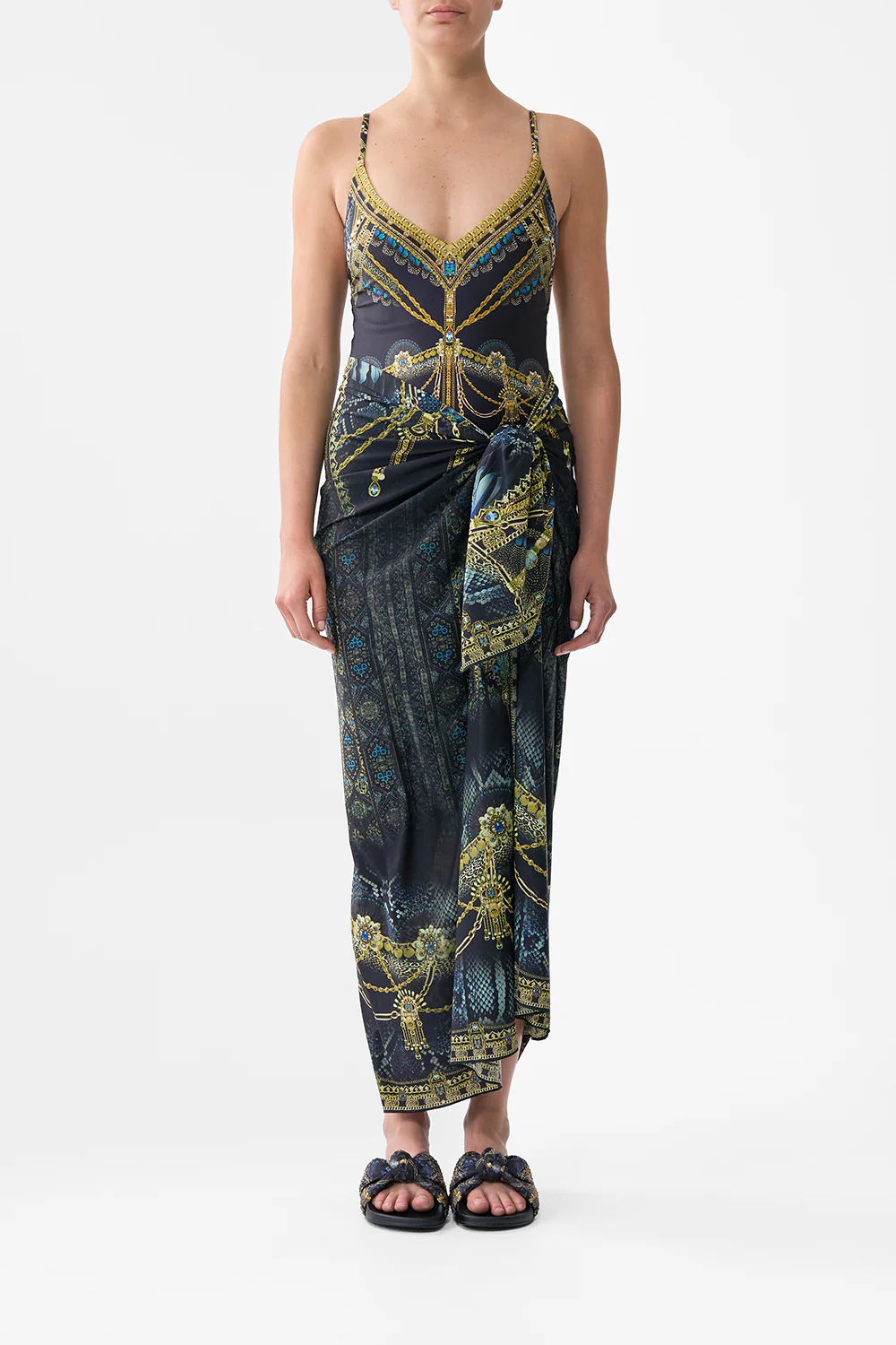MULTI WEAR LONG SARONG SONG OF THE SOLSTICE
