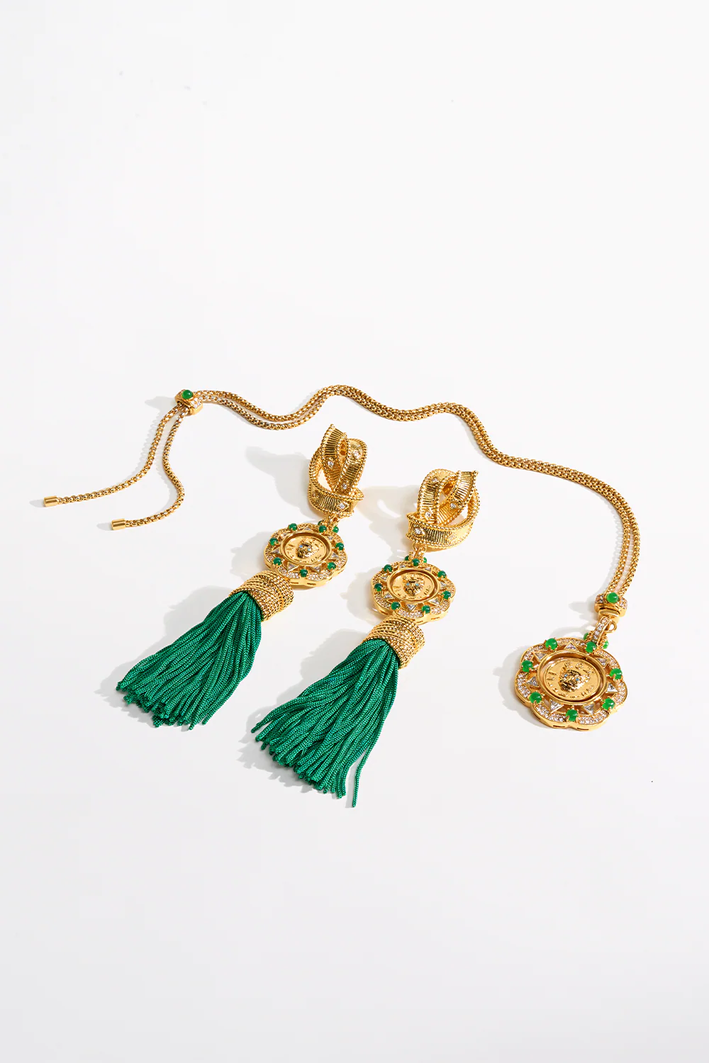 FIERCE FOLKLORE PENDANT NECKLACE GOLD - Image 5