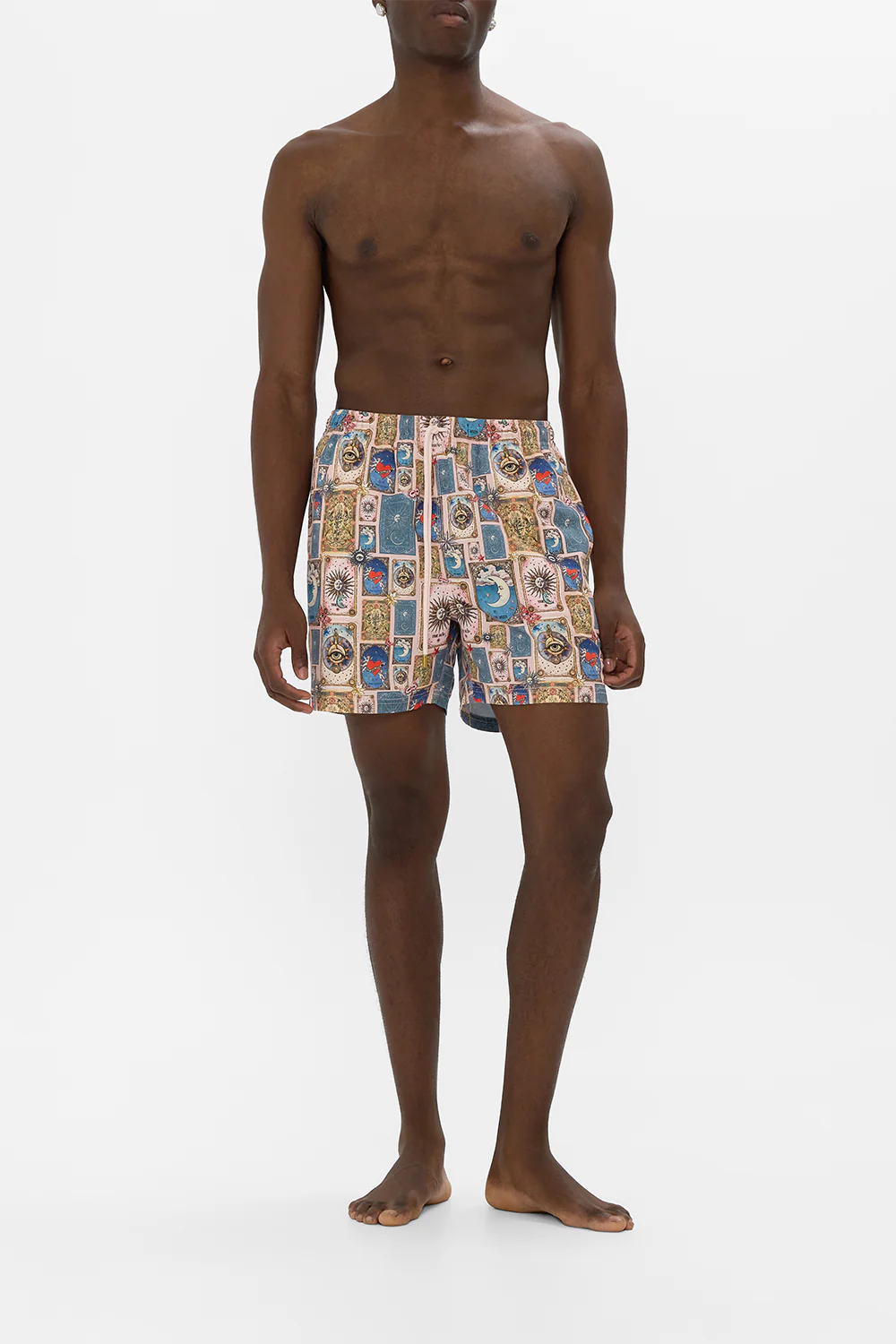 MID LENGTH BOARDSHORT WITH ELASTIC WAIST HOUSE OF HOROSCOPES