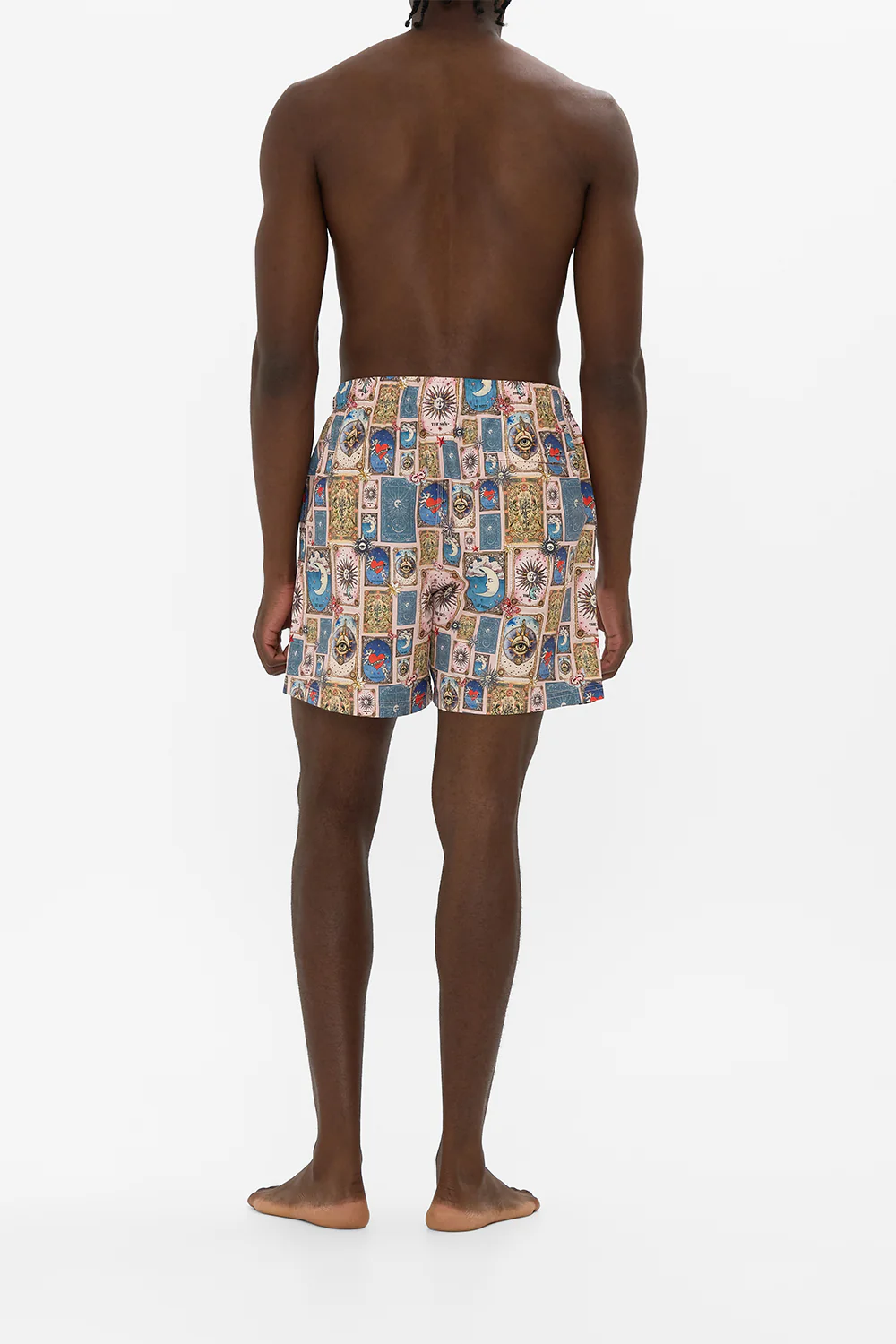 MID LENGTH BOARDSHORT WITH ELASTIC WAIST HOUSE OF HOROSCOPES - Image 2