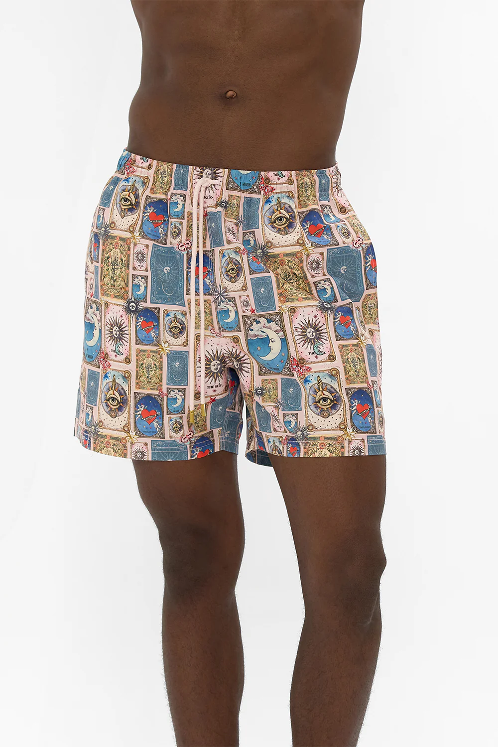 MID LENGTH BOARDSHORT WITH ELASTIC WAIST HOUSE OF HOROSCOPES - Image 5