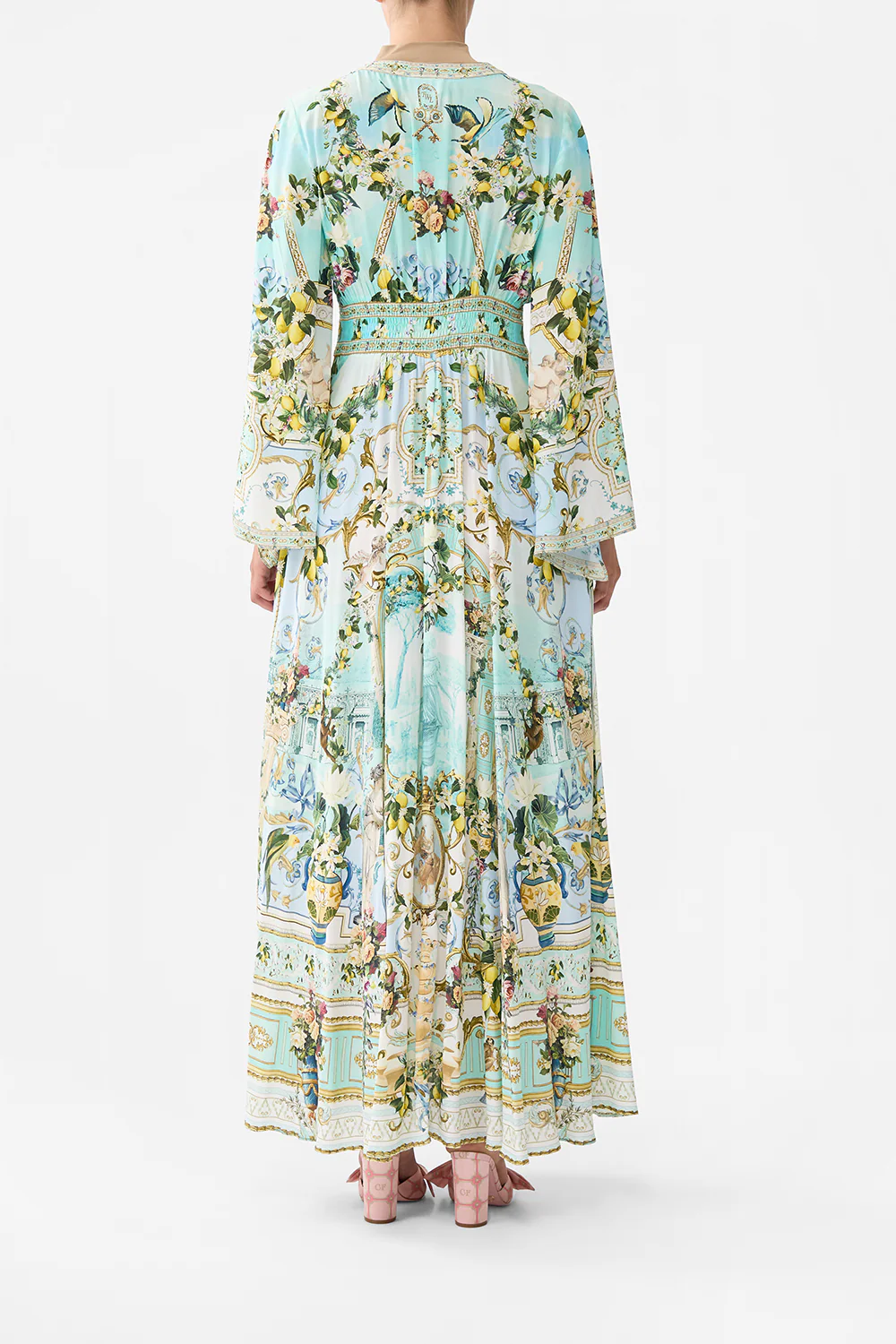 KIMONO SLEEVE DRESS WITH SHIRRING DETAIL VENUS ON A VESPA - Image 10
