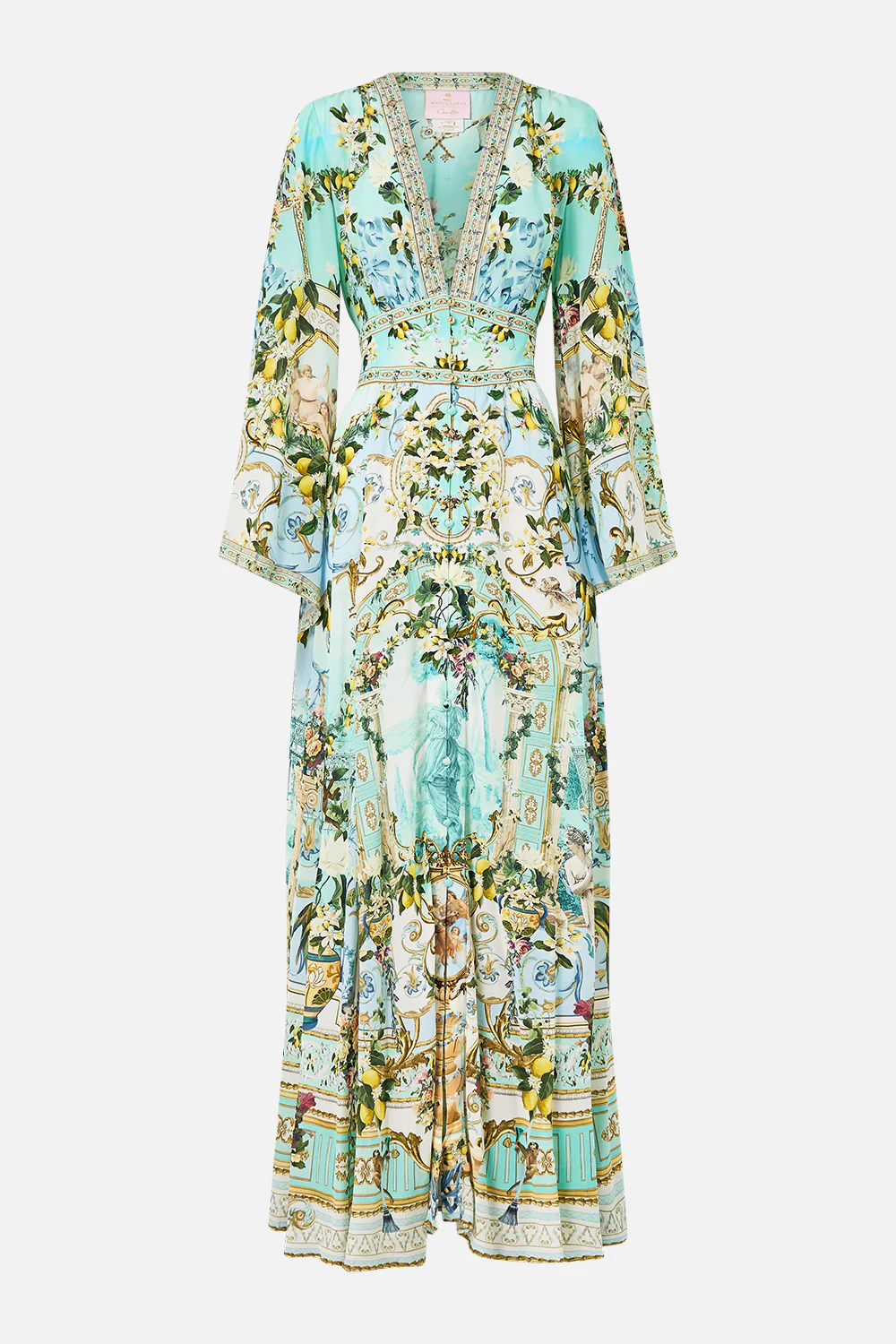 KIMONO SLEEVE DRESS WITH SHIRRING DETAIL VENUS ON A VESPA - Image 3