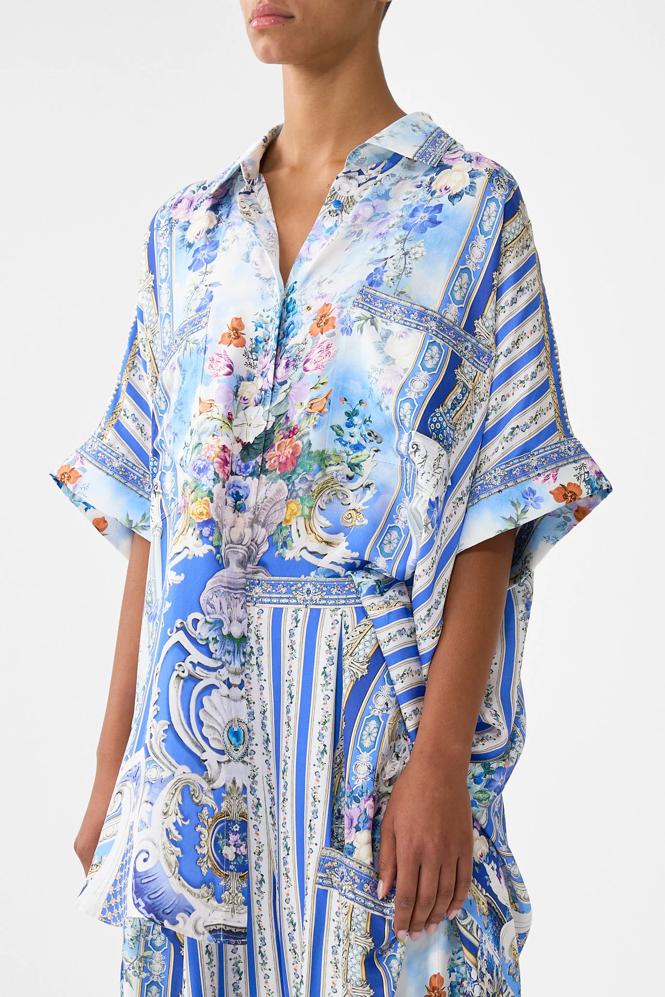 OVERSIZED POCKET TUNIC OTTOMAN OPULENCE - Image 5