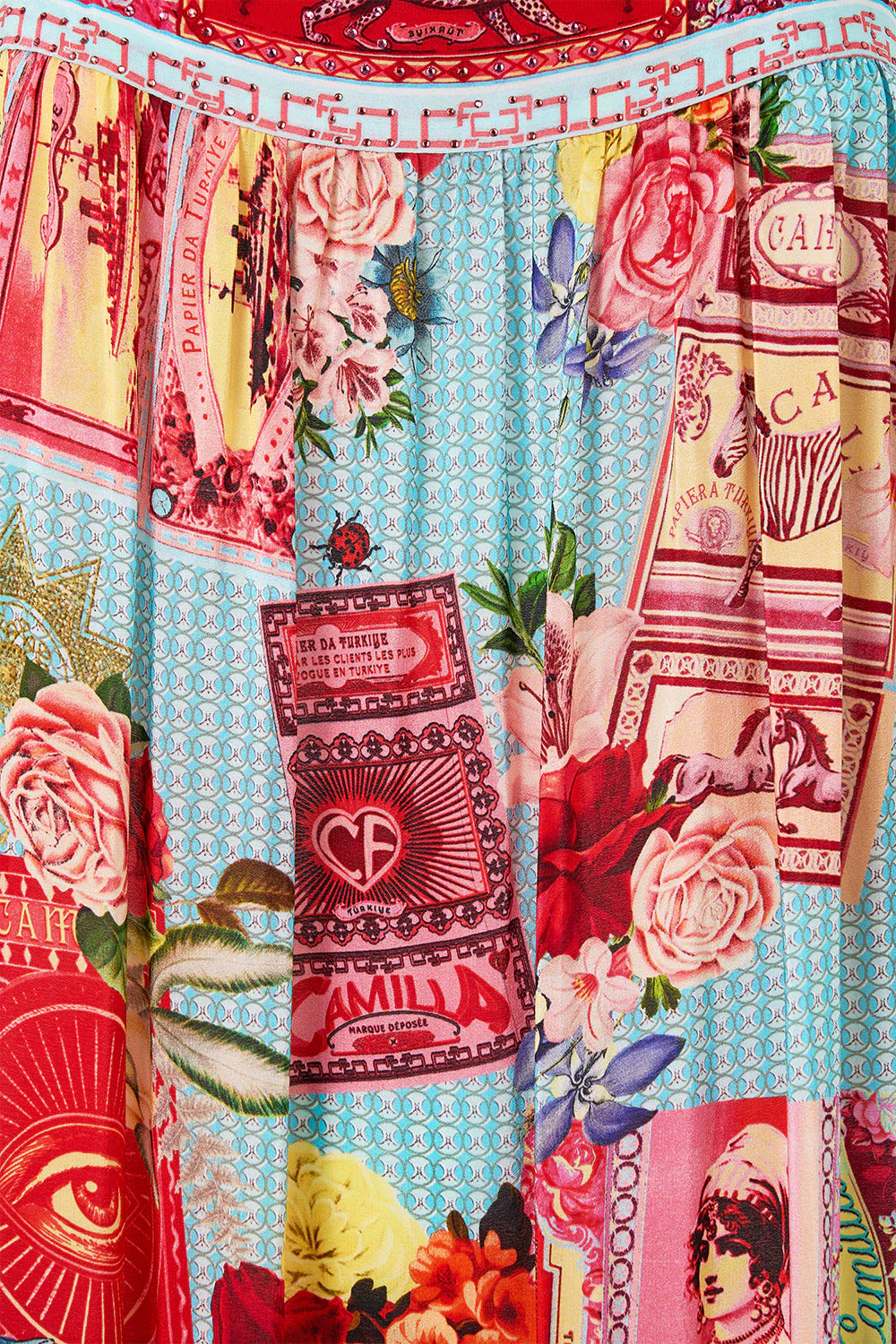 LONG TIERED DRESS WITH BOW TIES PAPERS AND CURIOUS CAPERS - Image 7