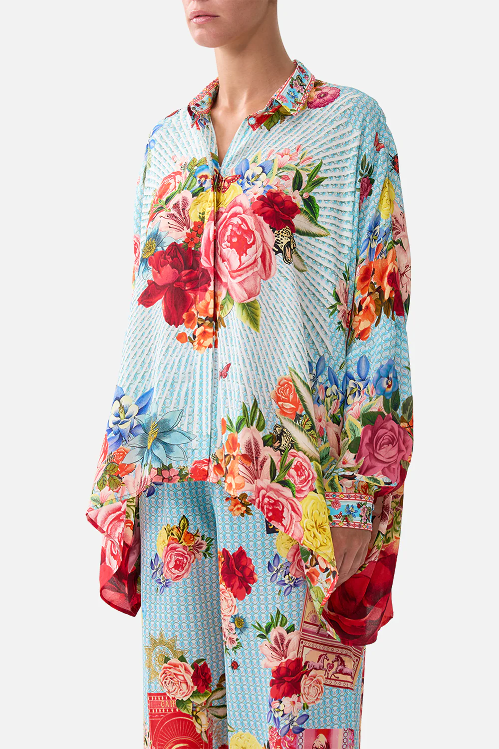 WIDE BODY COLLARED BLOUSE PAPERS AND CURIOUS CAPERS - Image 5