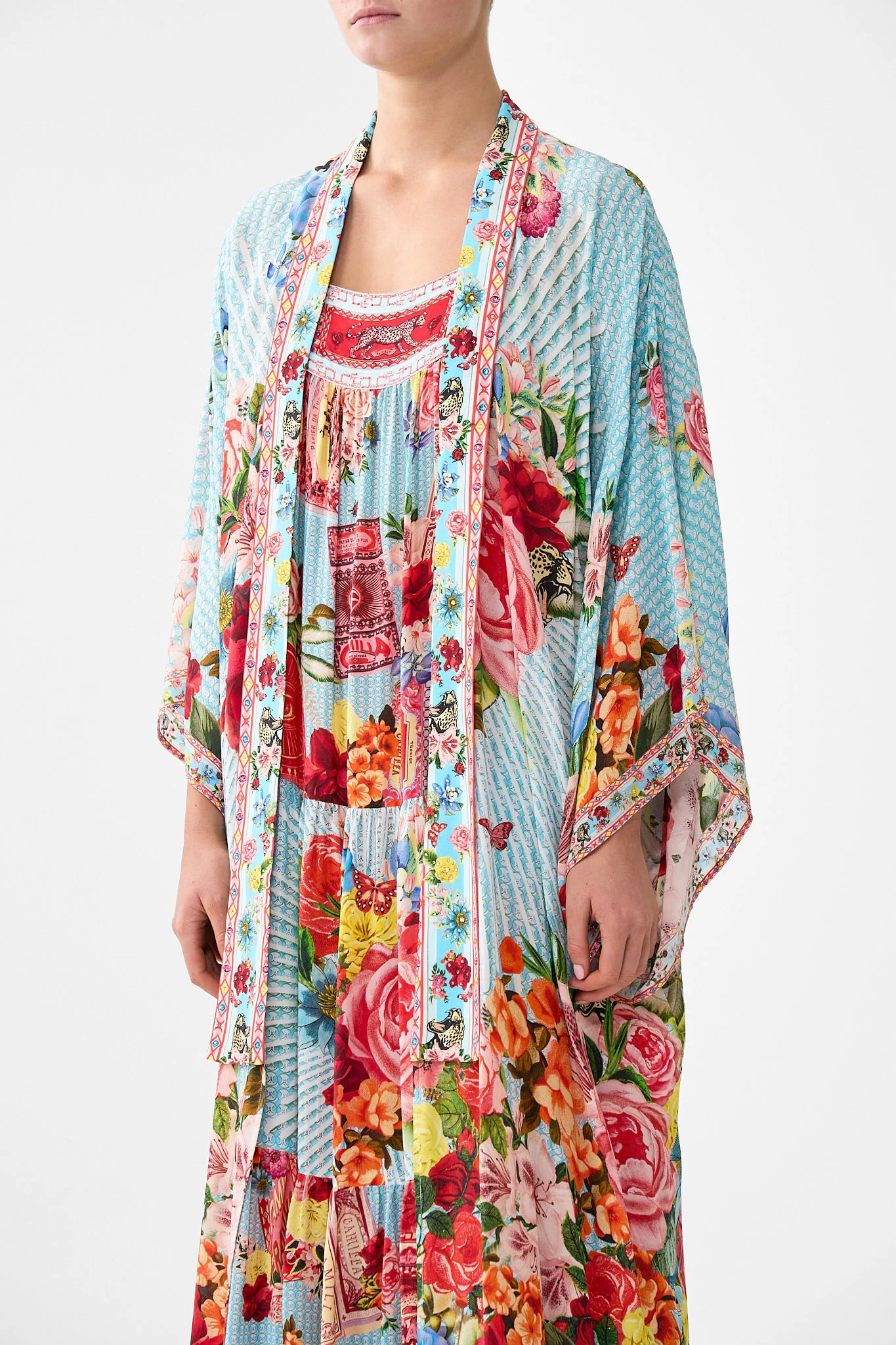 KIMONO LAYER WITH COLLAR PAPERS AND CURIOUS CAPERS - Image 5