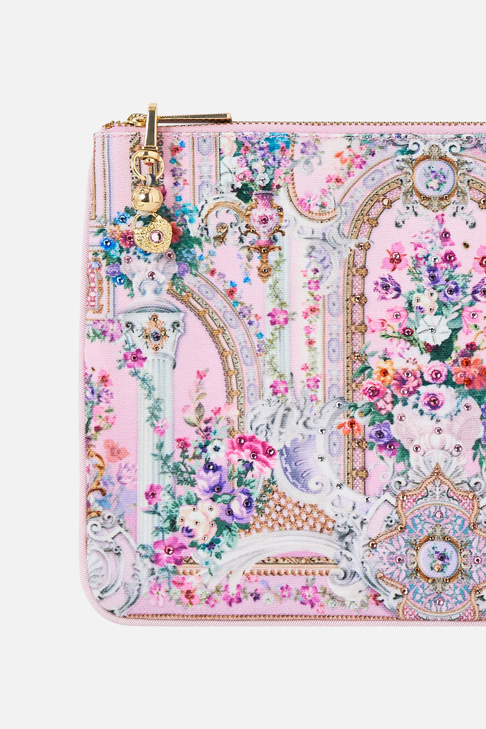SMALL CANVAS CLUTCH PALATIAL PASTELS - Image 2