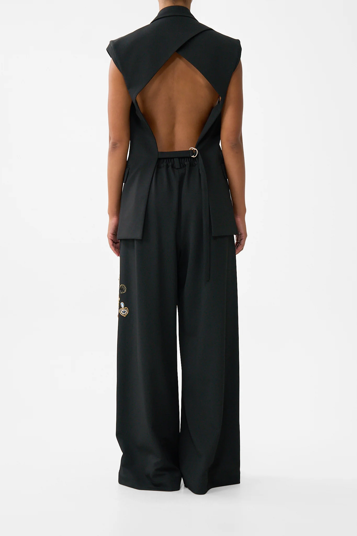 TAILORED SLEEVELESS VEST AMULETS AND ALCHEMY - Image 2