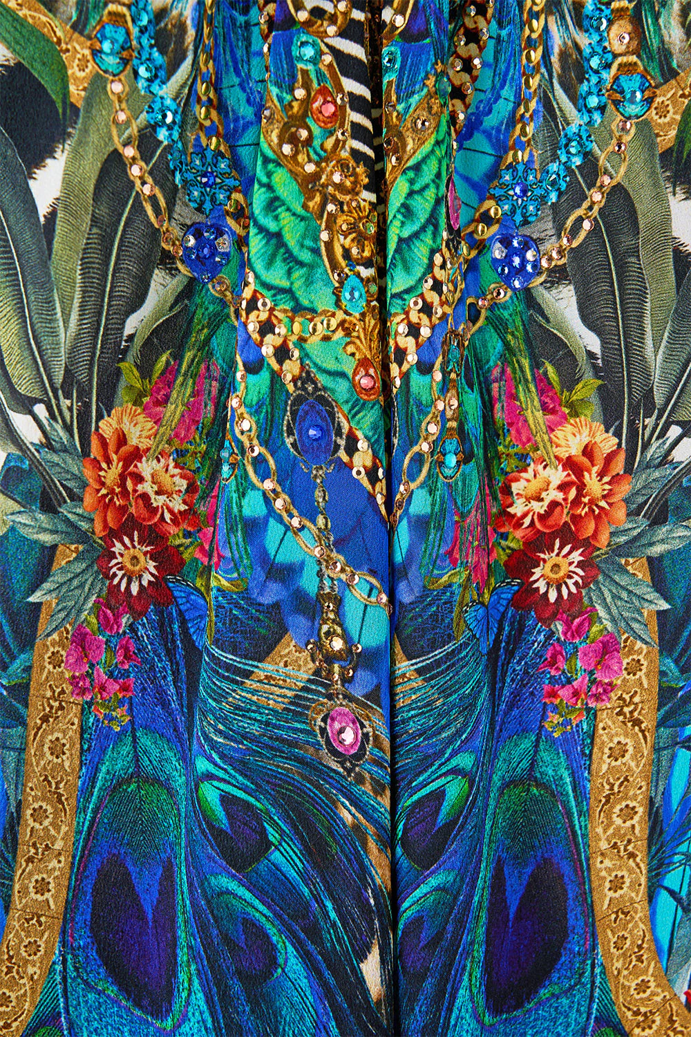 GATHER NECK HARDWARE MAXI DRESS ANIMAL ALCHEMY - Image 8