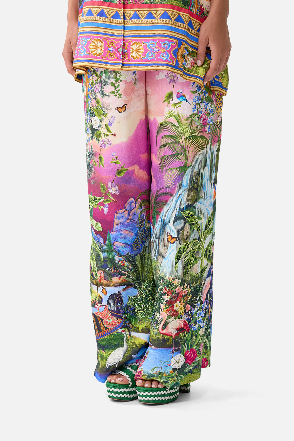 BUTTON FRONT LOUNGE PANT TURKISH DELIGHT - Image 5