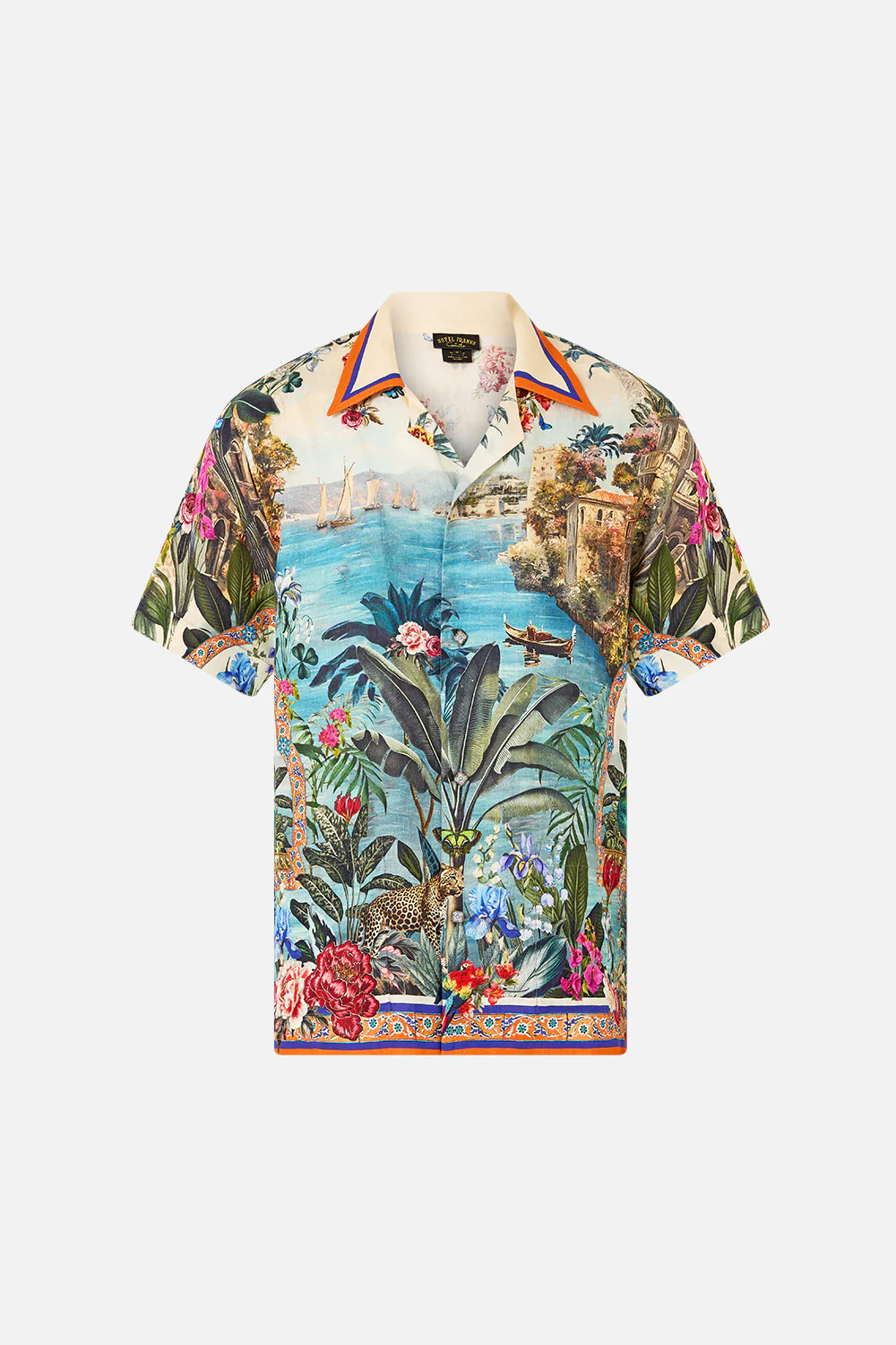 SHORT SLEEVE CABANA SHIRT BODRUM BOTANICALS - Image 3