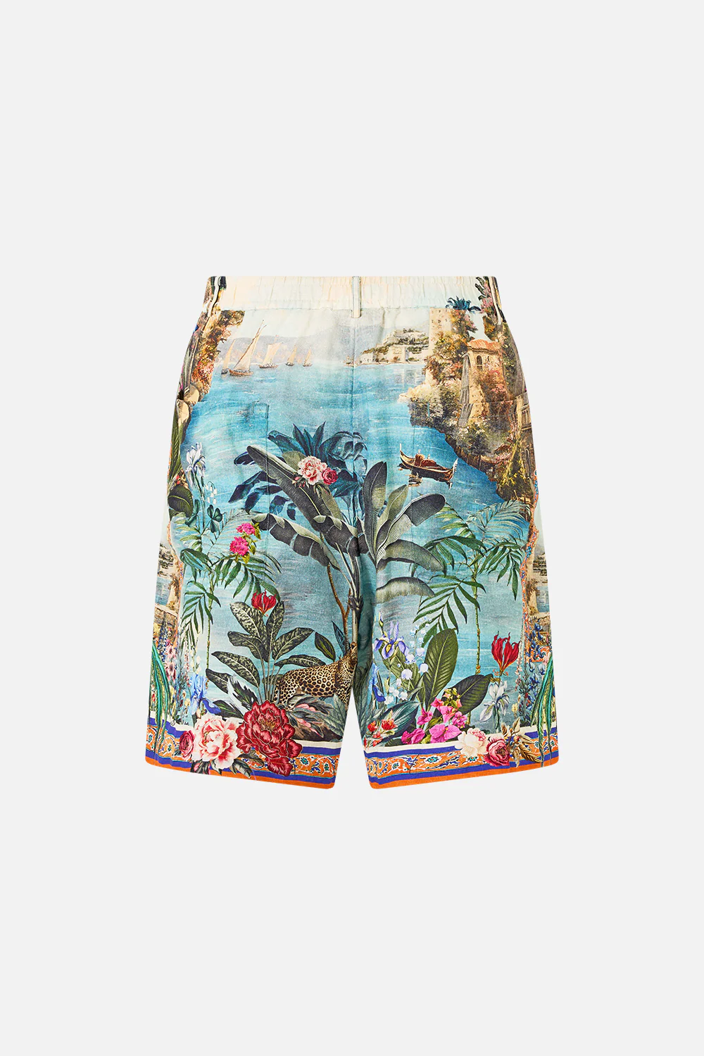 LONG WALK SHORT WITH ELASTIC BACK BODRUM BOTANICALS - Image 6