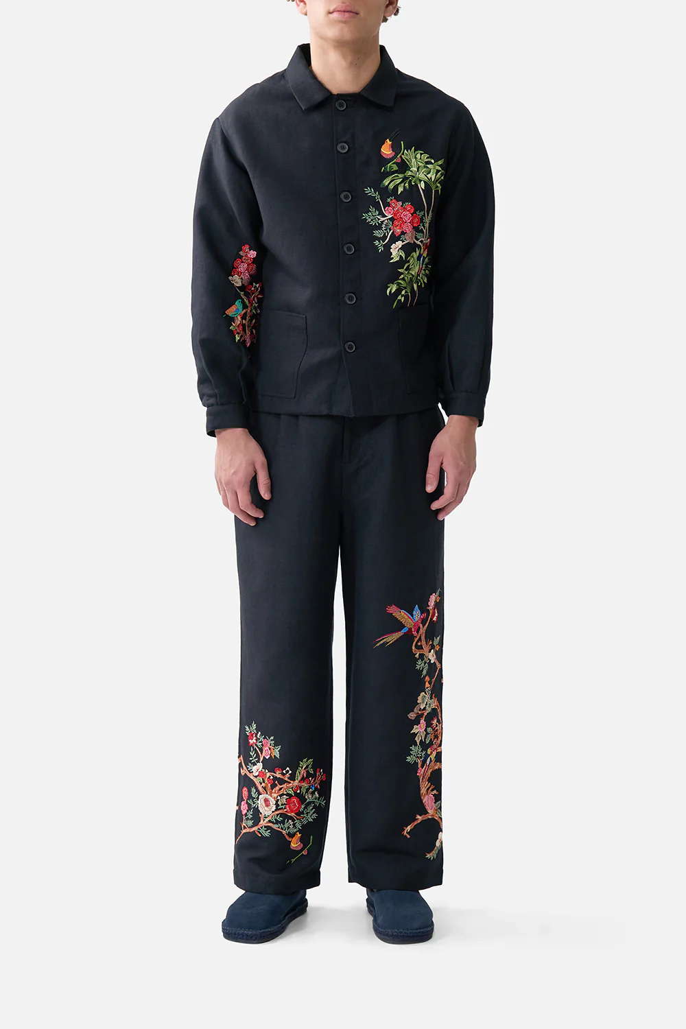 EMBROIDERED CHORE COAT SULTANS AND QUEENS