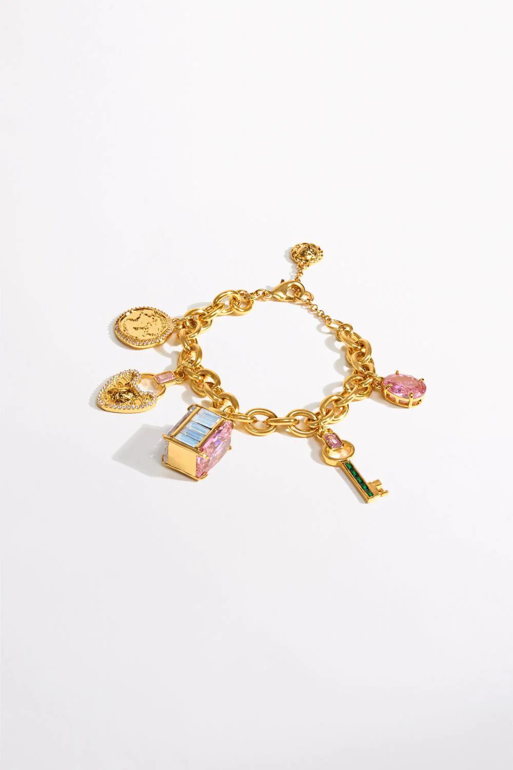 LOCKETS LOADED CHARM BRACELET GOLD