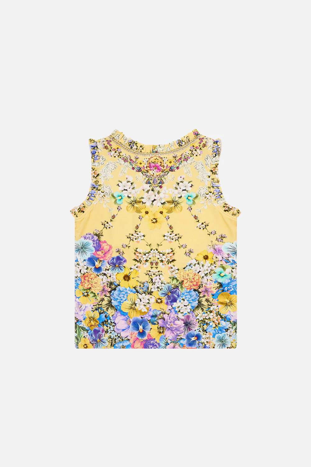 KIDS TANK TOP WITH FRILL EDGE DARLING BUDS - Image 2