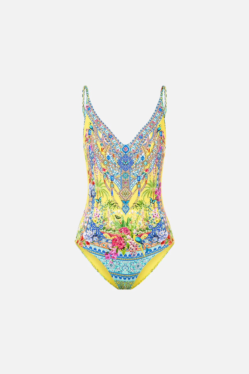 V NECK UNDERWIRE ONE PIECE WITH SCOOP BACK SULTANAHMET SUMMER - Image 3