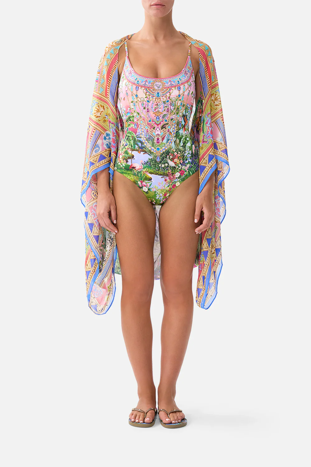 SILK CHIFFON SHRUG TURKISH DELIGHT