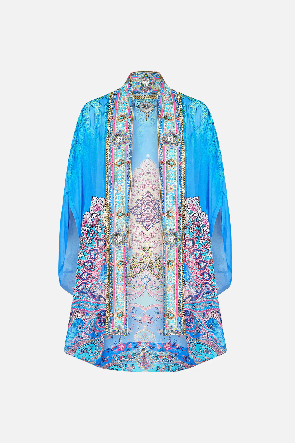 OPEN FRONT CARDI CAPE FOOTSTEPS IN FOLKLORE - Image 3