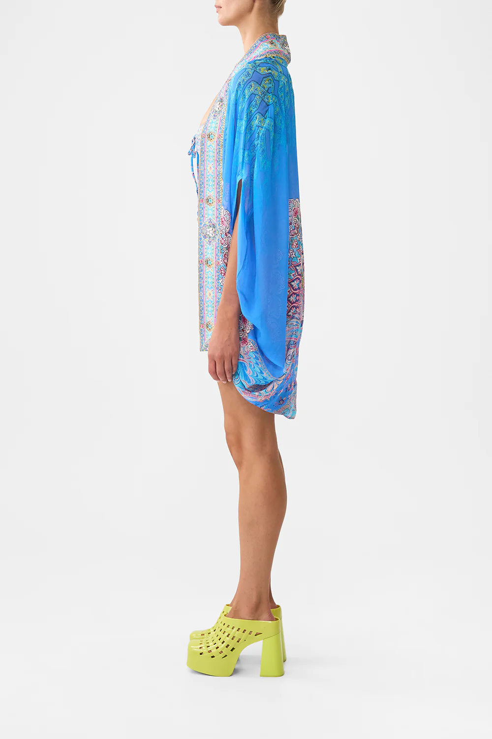 OPEN FRONT CARDI CAPE FOOTSTEPS IN FOLKLORE - Image 4