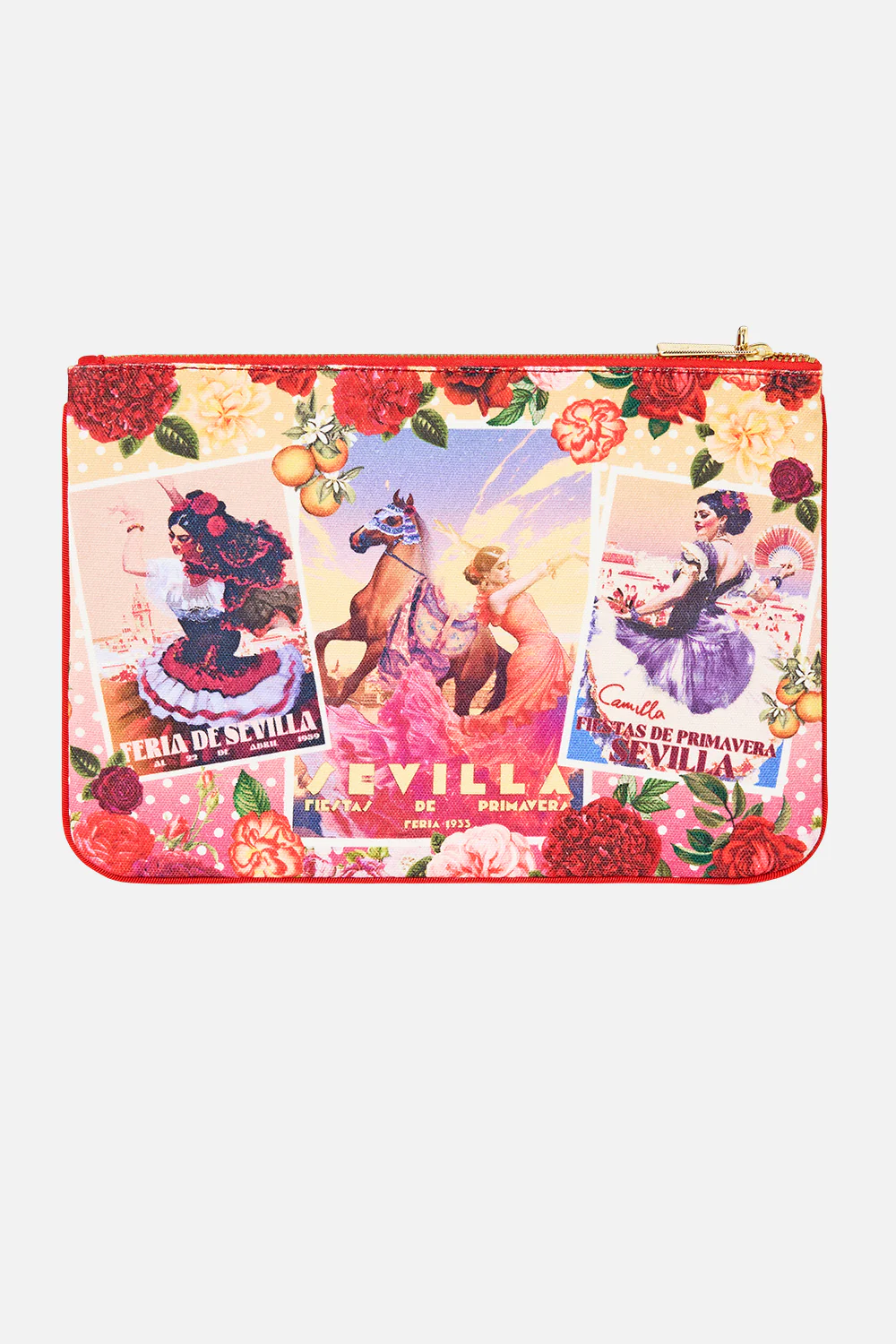SMALL CANVAS CLUTCH OLÉ OLÉ - Image 2