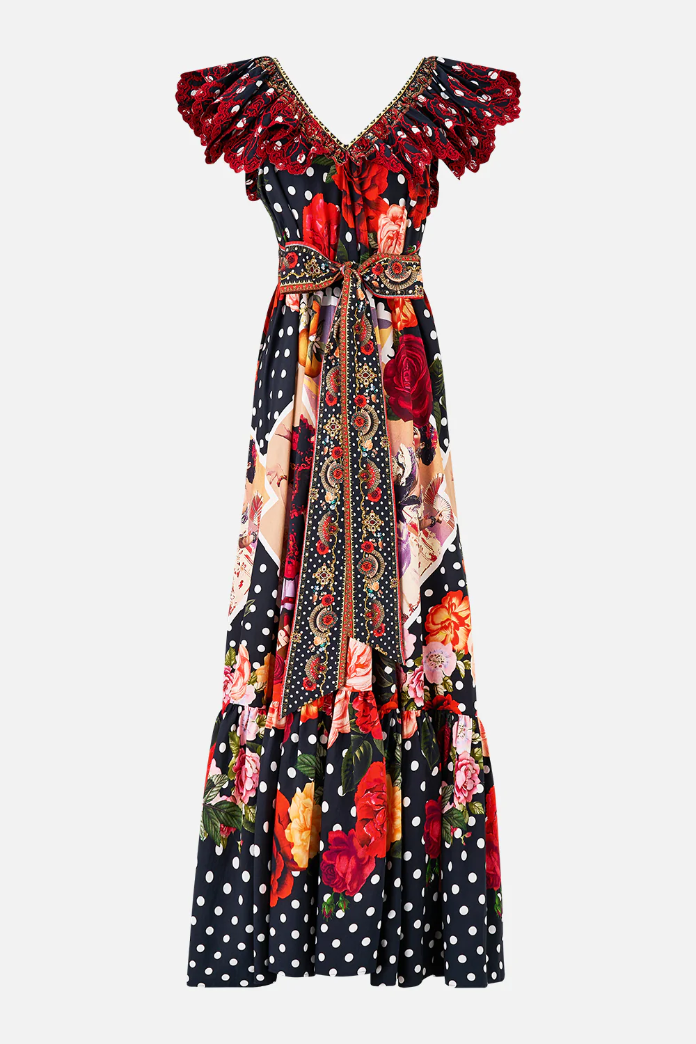 FRILL NECK DRESS WITH HARDWARE DAUGHTERS OF DUENDE - Image 8