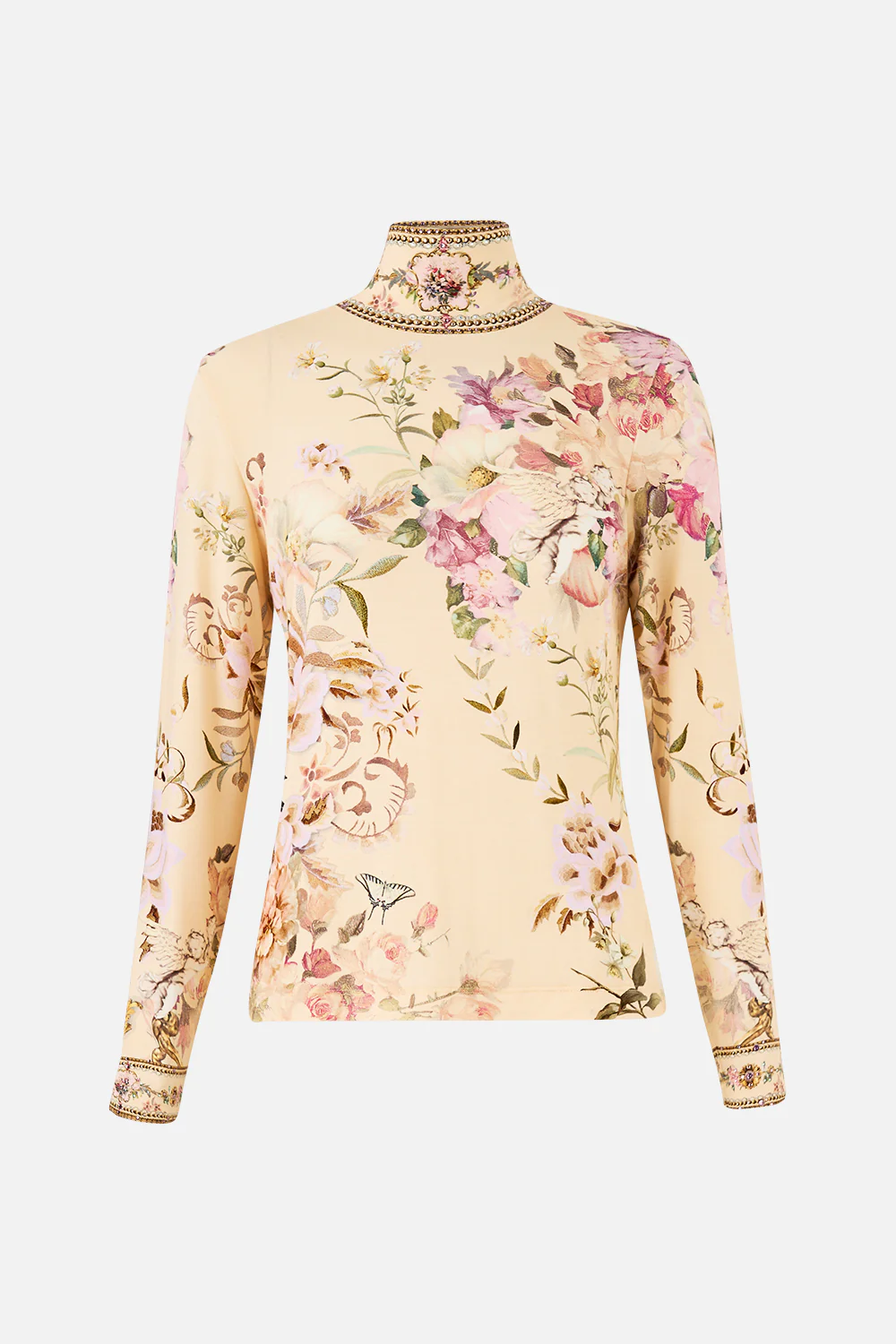 JERSEY TURTLENECK ADORNED IN ARANJUEZ - Image 3