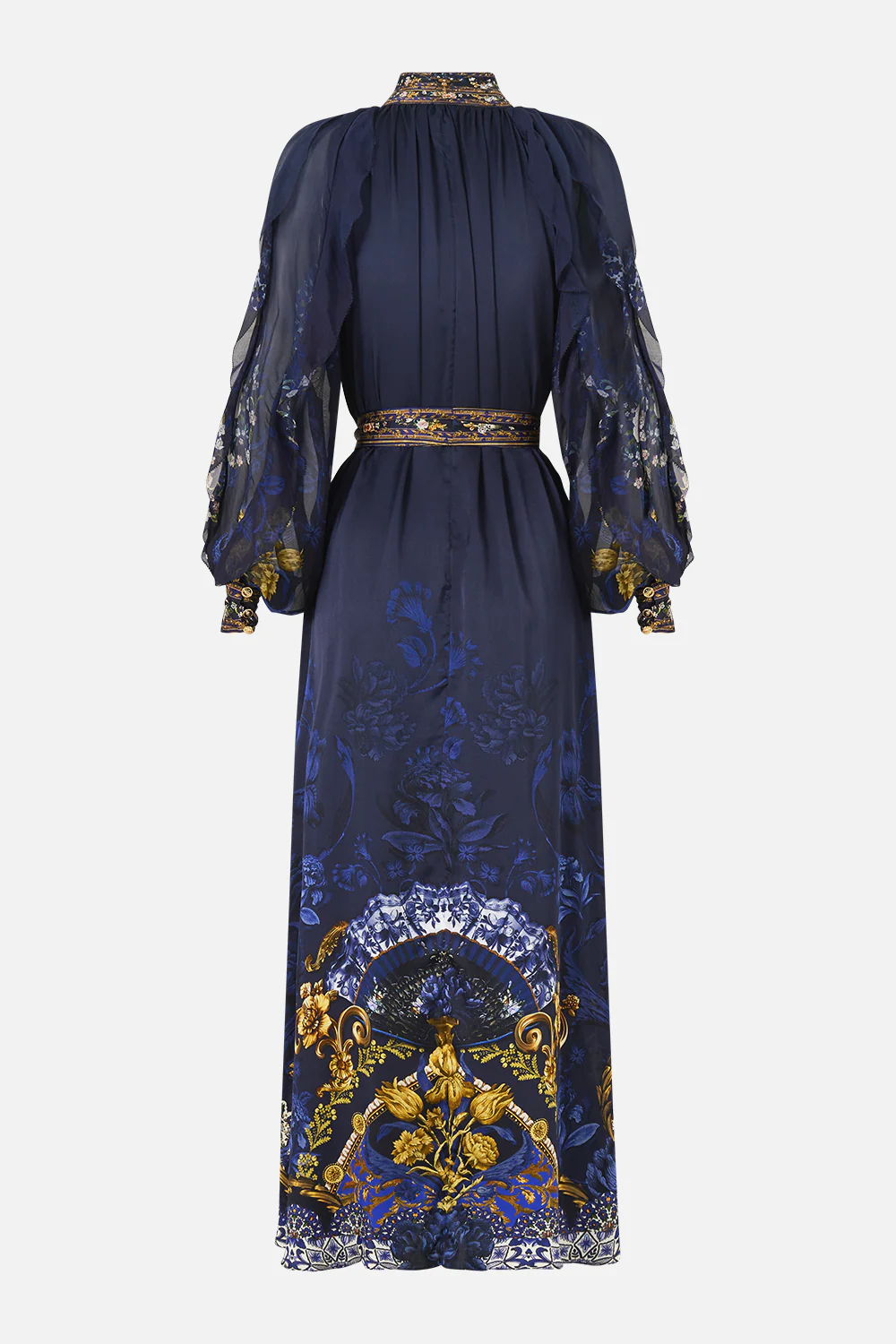 RELAXED SHIRT DRESS WITH FRILL SLEEVE DETAIL NOTES FROM THE BLUE ROOM - Image 2