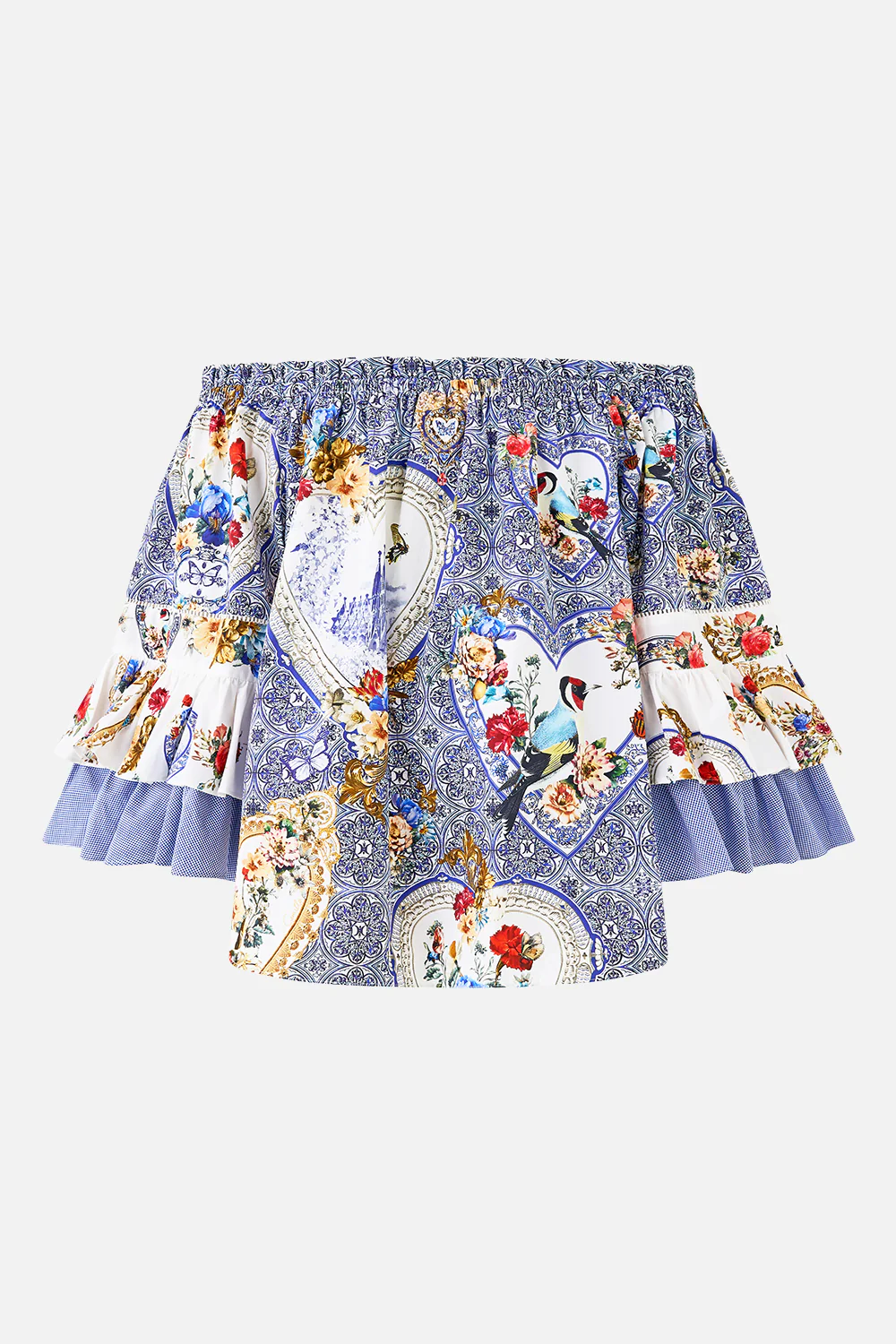 OFF SHOULDER TOP WITH FRILL SLEEVE THE POTTERY PARLOUR - Image 7