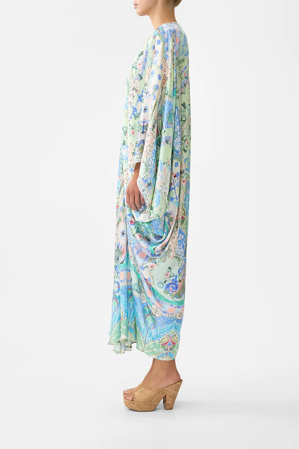 T SHAPE LONG KAFTAN MIDSUMMER MOSAICS - Image 4