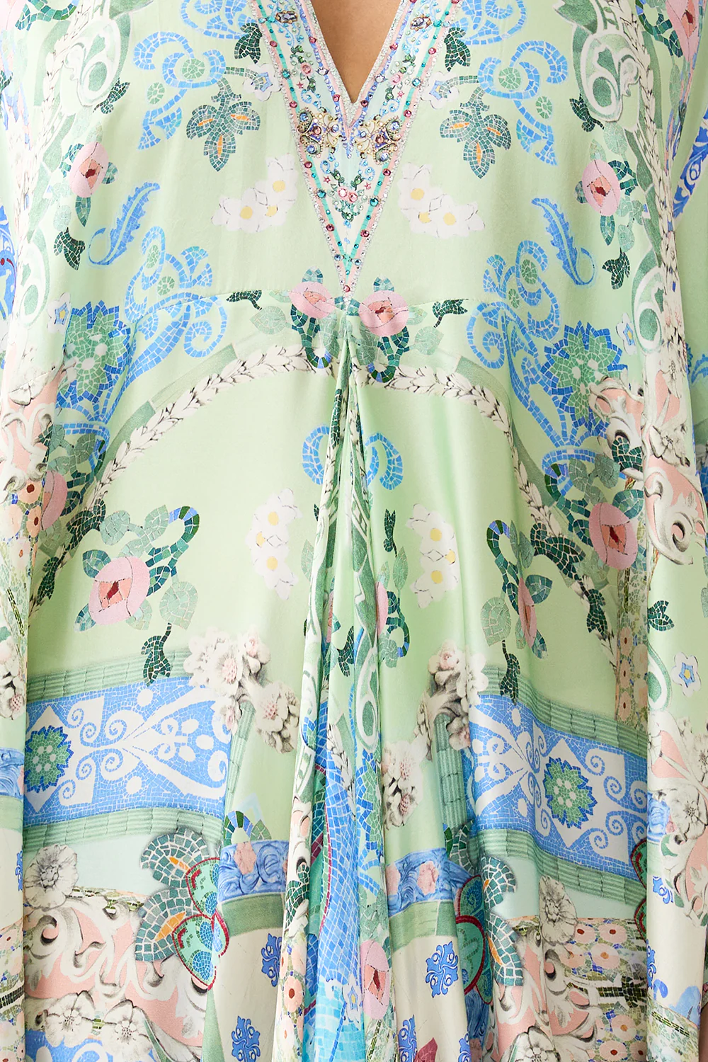 T SHAPE LONG KAFTAN MIDSUMMER MOSAICS - Image 6