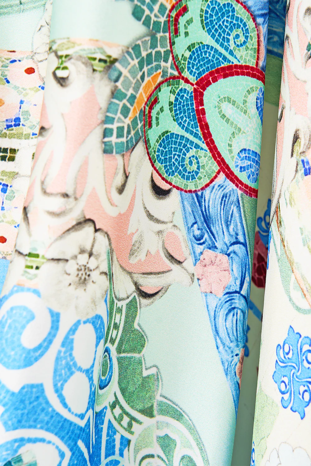 T SHAPE LONG KAFTAN MIDSUMMER MOSAICS - Image 8
