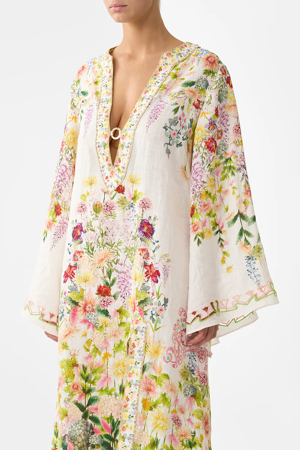 DEEP V NECK HARDWARE KAFTAN THE CALL OF CATALONIA - Image 5