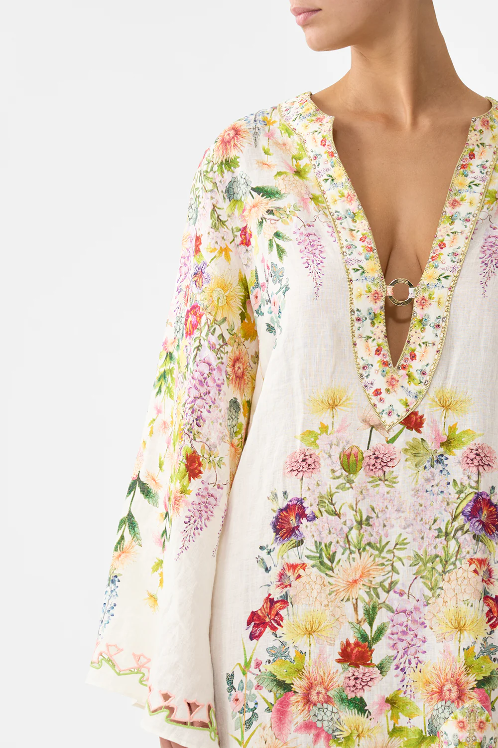 DEEP V NECK HARDWARE KAFTAN THE CALL OF CATALONIA - Image 6