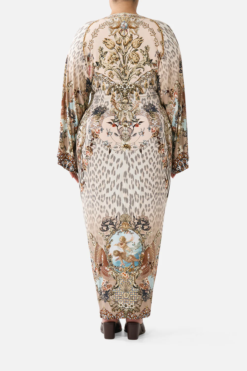 LONG SPLIT FRONT TWIST DRESS ARANJUEZ ANIMALIA - Image 12