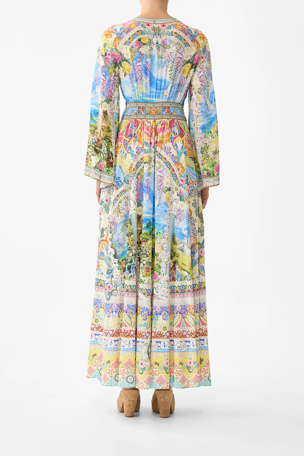 KIMONO SLEEVE DRESS WITH SHIRRING DETAIL NAVÀS NOUVEAU - Image 2