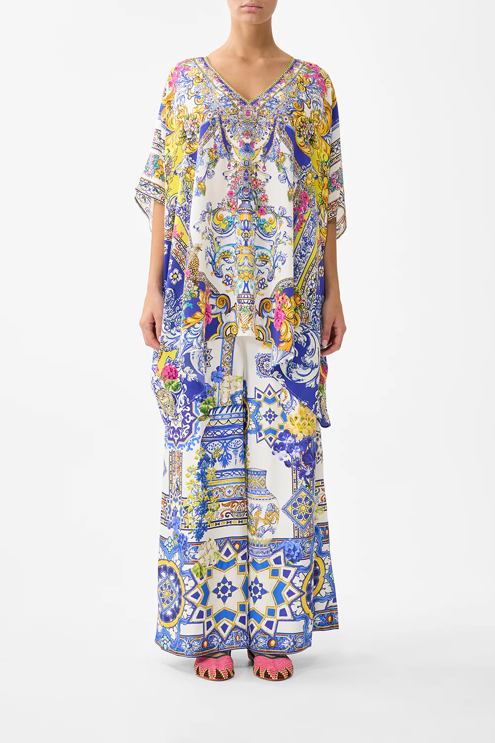 RECTANGULAR V NECK KAFTAN ESPAÑA NIRVANA