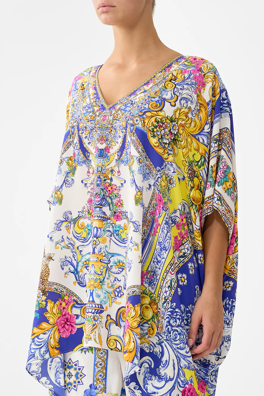 RECTANGULAR V NECK KAFTAN ESPAÑA NIRVANA - Image 5