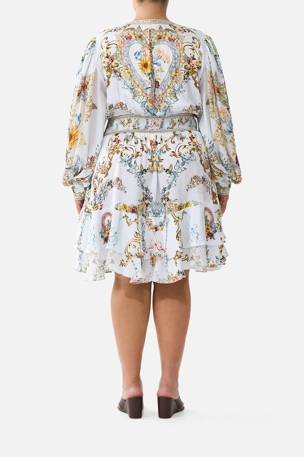 BUTTON FRONT FRILL DRESS SEVILLE SWEETHEART - Image 11