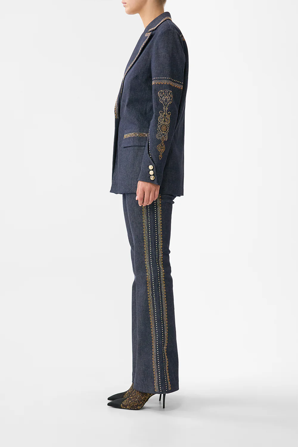 JACKET WITH SLEEVE CUT OUT DETAIL NOTES FROM THE BLUE ROOM - Image 6