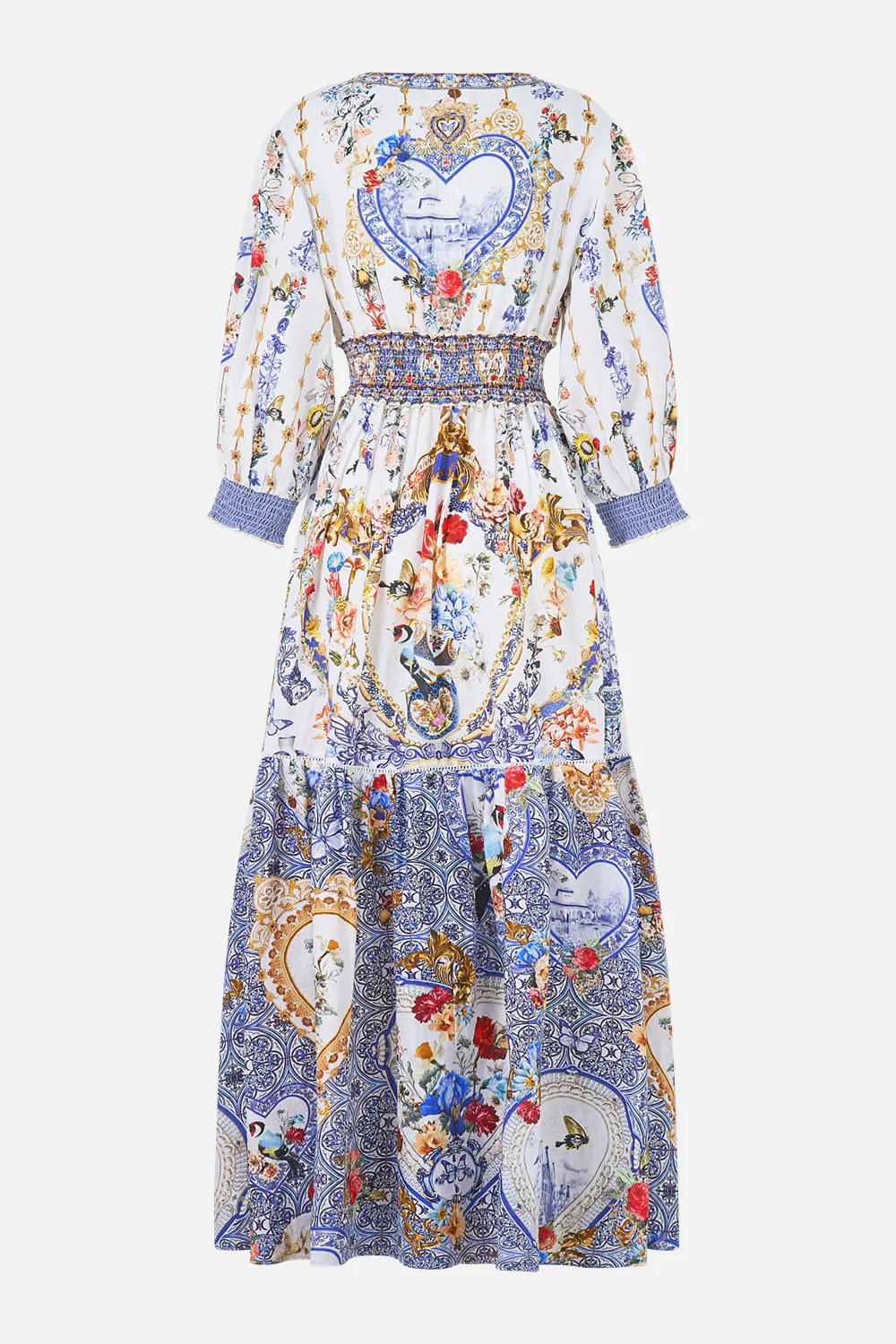 SHIRRED WAISTBAND LONG DRESS THE POTTERY PARLOUR - Image 2