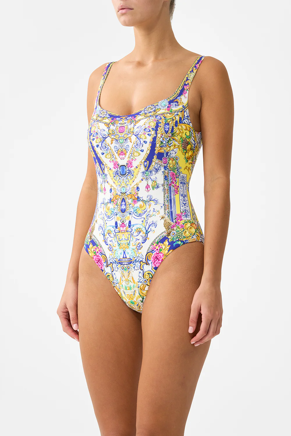 UNDERWIRE SQUARE NECK ONE PIECE WITH SCOOP BACK ESPAÑA NIRVANA - Image 5