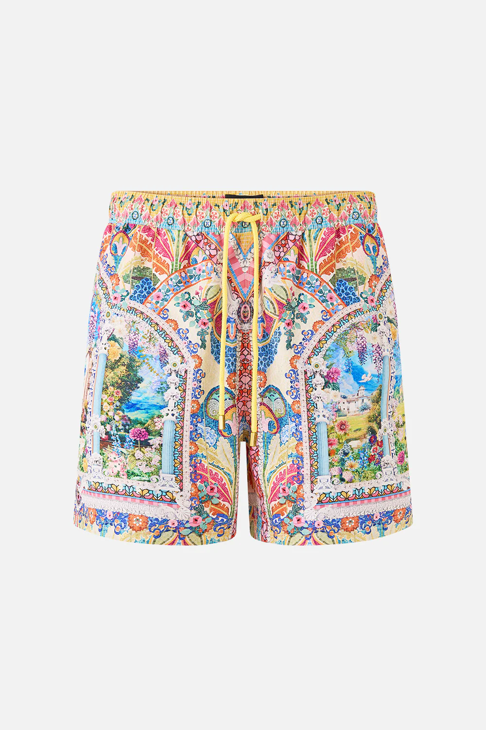 MID LENGTH BOARDSHORT WITH ELASTIC WAIST NAVÀS NOUVEAU - Image 3