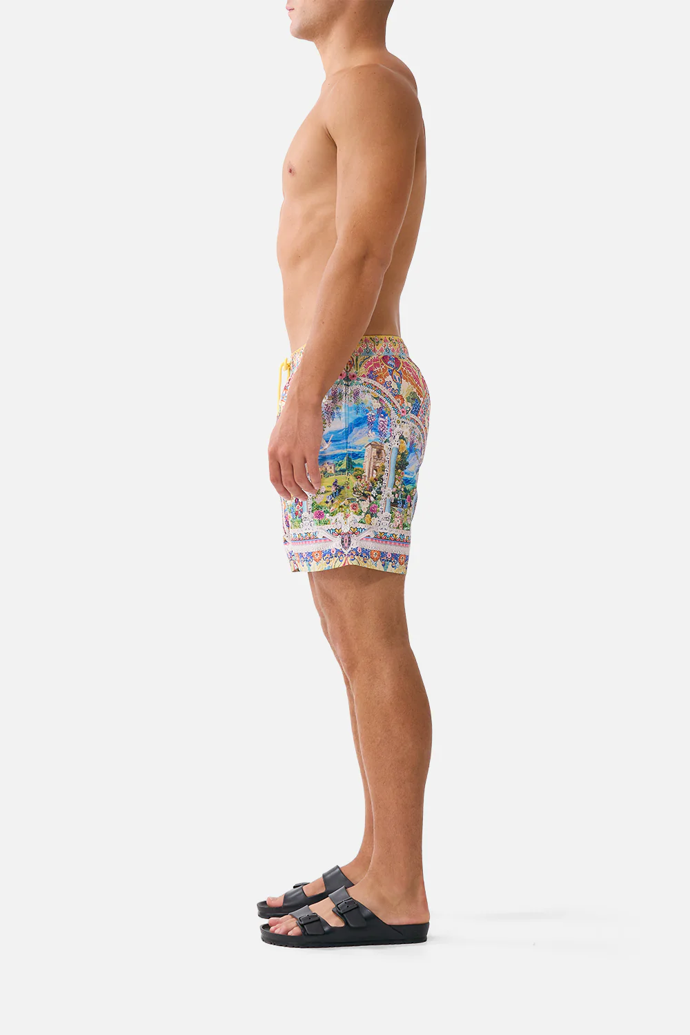 MID LENGTH BOARDSHORT WITH ELASTIC WAIST NAVÀS NOUVEAU - Image 4