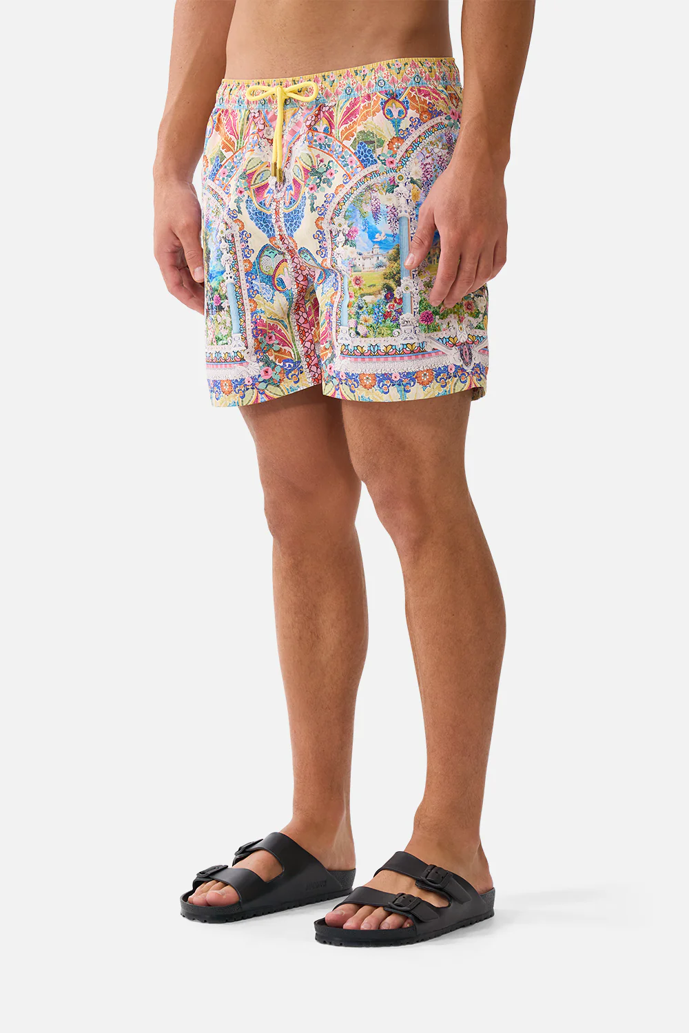 MID LENGTH BOARDSHORT WITH ELASTIC WAIST NAVÀS NOUVEAU - Image 5