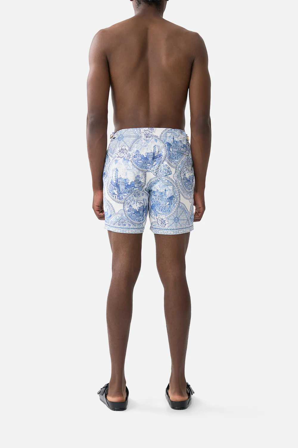MID LENGTH BOARDSHORT WITH FIXED WAIST THE HUM OF THE ALHAMBRA - Image 2